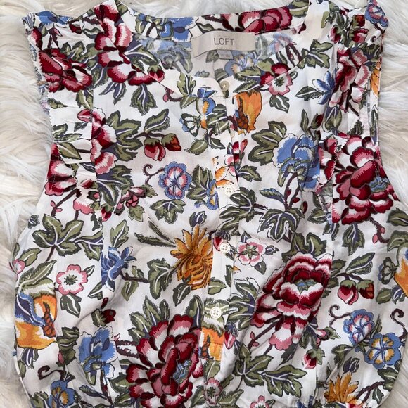 LOFT Floral Summer Dress - Picture 3 of 4